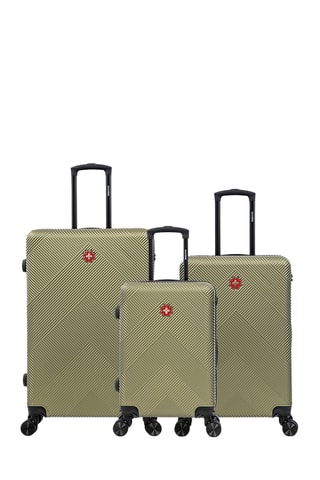Juego de 3 maletas Olten (S/M/L) - 57/67/76,5 cm - Verde