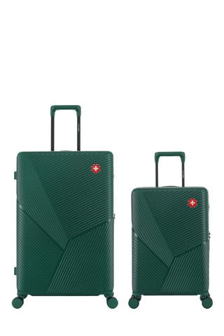 Maleta de cabina y maleta grande Fribourg (S/L) - 59/76 cm - Verde oscuro