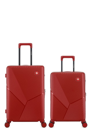 Maleta de cabina y maleta mediana Fribourg (S/M) - 59/66 cm - Burdeos