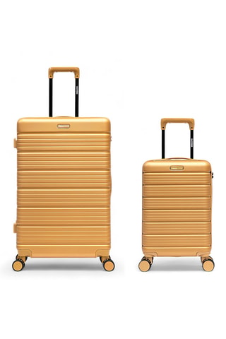 Maleta de cabina low cost y maleta grande Lugano (XS/L) - 52/74,5 cm - Beige