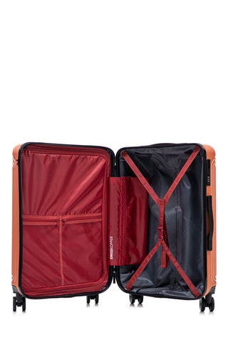 Juego de 3 maletas Gstaad (S/M/L) - 55/65/75 cm - Naranja
