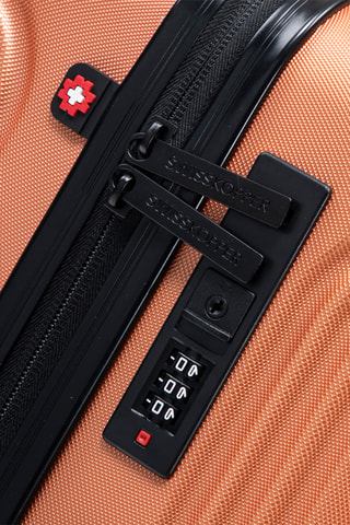 Juego de 3 maletas Gstaad (S/M/L) - 55/65/75 cm - Naranja