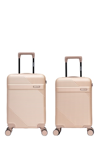 Maleta de cabina low cost y maleta de cabina Wohlen (XS/S) - 52/56 cm - Beige
