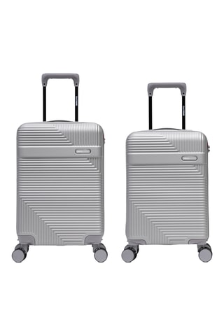 Maleta de cabina low cost y maleta de cabina Wohlen (XS/S) - 52/56 cm - Gris
