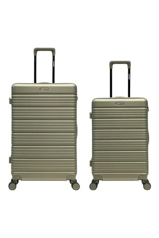 Maleta mediana y maleta grande Lugano (M/L) - 65,5/74,5 cm - Verde