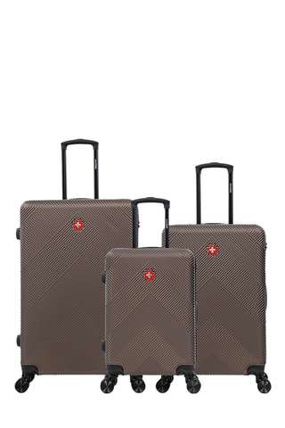 Juego de 3 maletas Olten (S/M/L) - 57/67/76,5 cm - Marrón