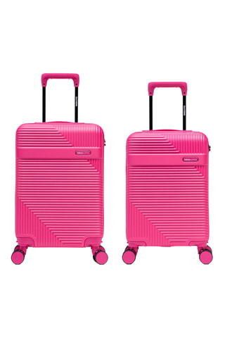 Maleta de cabina low cost y maleta de cabina Wohlen (XS/S) - 52/56 cm - Rosa