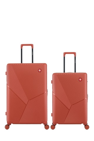 Maleta mediana y maleta grande Fribourg (M/L) - 66/76 cm - Naranja oscuro