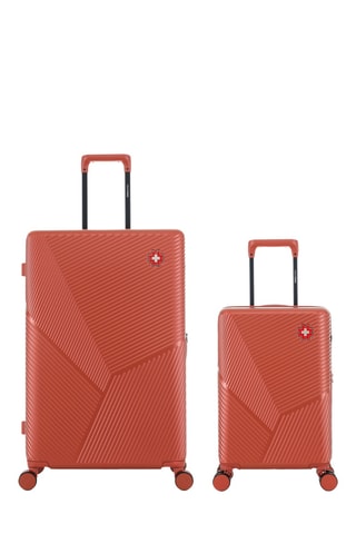 Maleta de cabina low cost y maleta grande Fribourg (XS/L) - 55/76 cm - Naranja oscuro