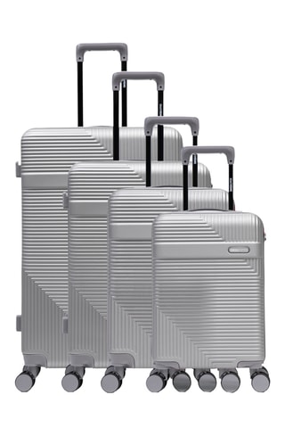 Juego de 4 maletas Wohlen (XS/S/M/L) - 52/56/66,5/75,5 cm - Gris