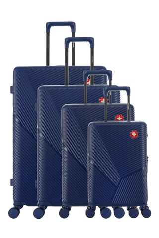 Juego de 4 maletas Fribourg (XS/S/M/L) - 55/59/66/76 cm - Azul oscuro