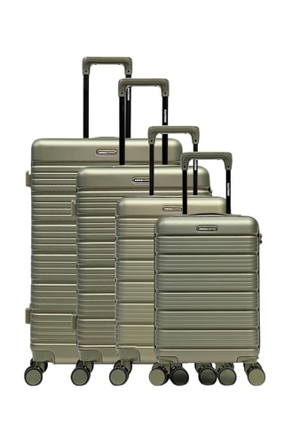 Juego de 4 maletas Lugano (XS/S/M/L) - 52/55,5/65,5/74,5 cm - Verde