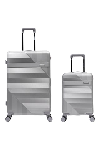 Maleta de cabina low cost y maleta grande Wohlen (XS/L) - 52/75,5 cm - Gris