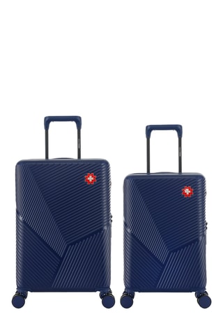 Maleta de cabina low cost y maleta de cabina Fribourg (XS/S) - 55/59 cm - Azul oscuro