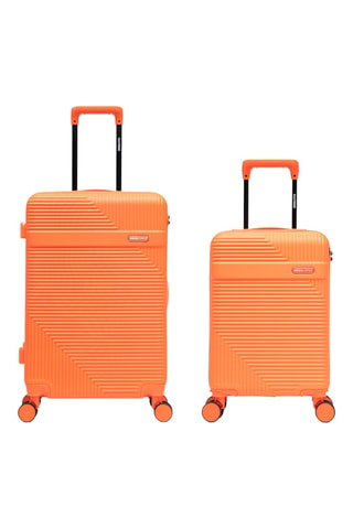 Maleta de cabina low cost y maleta mediana Wohlen (XS/M) - 52/66,5 cm - Naranja