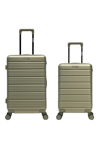 Maleta de cabina y maleta mediana Lugano (S/M) - 55,5/65,5 cm - Verde