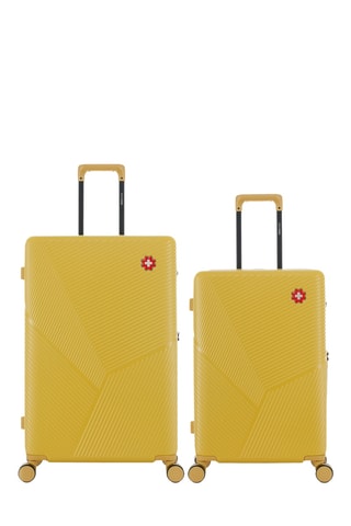 Maleta mediana y maleta grande Fribourg (M/L) - 66/76 cm - Amarillo
