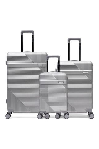 Juego de 3 maletas Wohlen (XS/M/L) - 52/66,5/75,5 cm - Gris