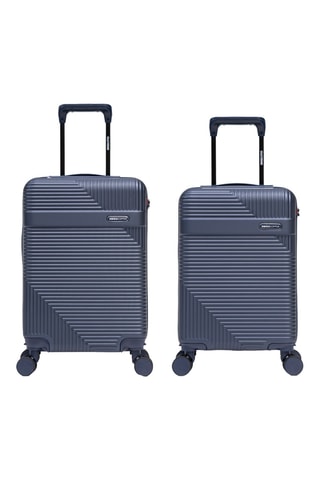 Maleta de cabina low cost y maleta de cabina Wohlen (XS/S) - 52/56 cm - Azul oscuro