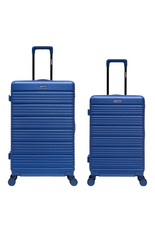 Maleta mediana y maleta grande Lugano (M/L) - 65,5/74,5 cm - Azul marino