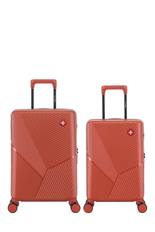 Maleta de cabina low cost y maleta de cabina Fribourg (XS/S) - 55/59 cm - Naranja oscuro