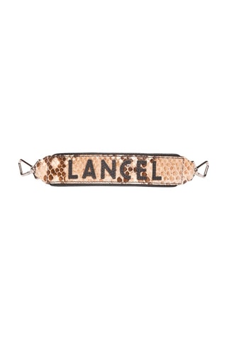 Leren Handvat voor Tas Ninon - Beige en Zwart