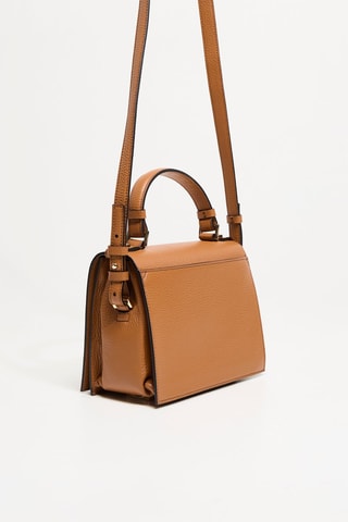 Leren Handtas Pia de Lancel - Camel
