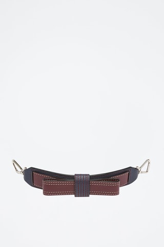 Leren Handtas Ninon - Bordeauxrood