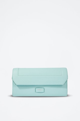 Leren Clutch Ninon - Zeegroen