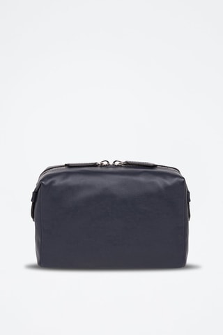 Leren Toilettas Néo pop - Marineblauw