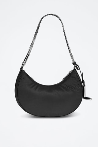 Trendy Handtas Re-nee - Zwart en Zilverkleurig