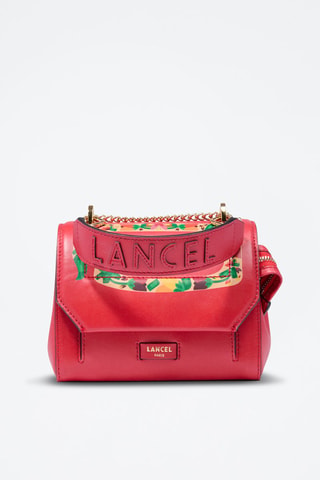 Leren Schoudertas Ninon S - Rood