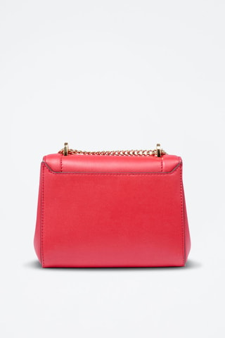 Leren Schoudertas Ninon S - Rood