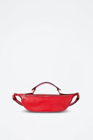 Leren Schoudertas Origami de Lancel - Rood