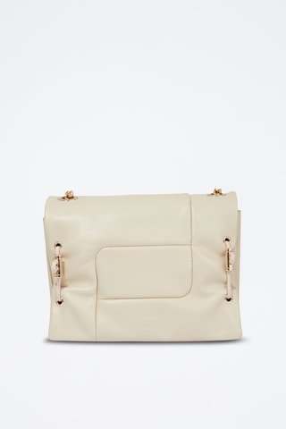 Leren Schoudertas Billie - Beige