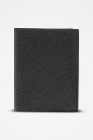Leren Portefeuille Graphic - Zwart