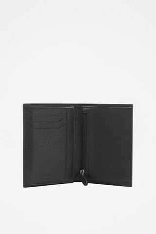 Leren Portefeuille Graphic - Zwart