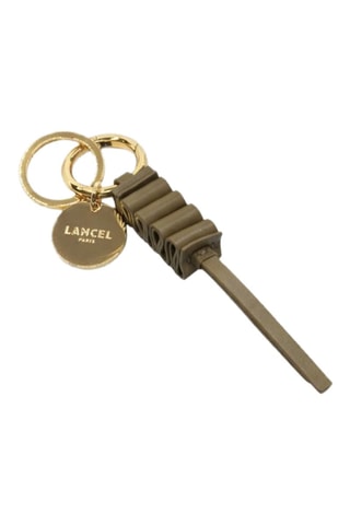 Leren Sleutelhanger Origami De Lancel - Kaki