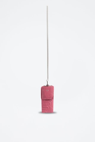 Leren Telefoonhoesje Midi-minuit - Roze