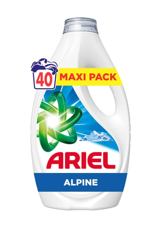 4 x Lessive liquide alpine Ariel - 40 lavages - 1800 ml