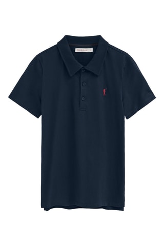 Polo regular - Bleu marine