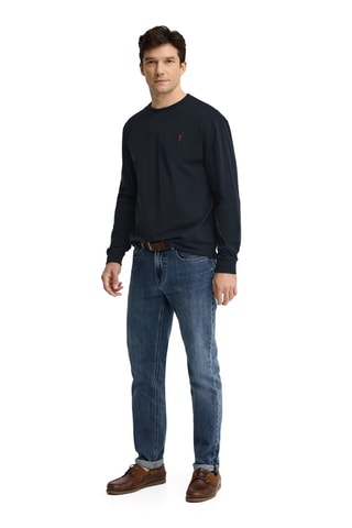 T-shirt regular - Bleu marine