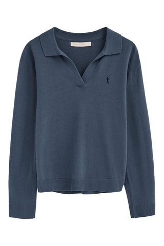 Polo regular - Bleu