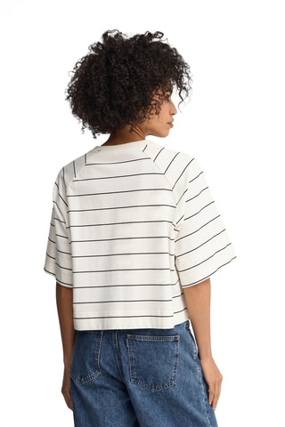 T-shirt - Bleu marine et écru