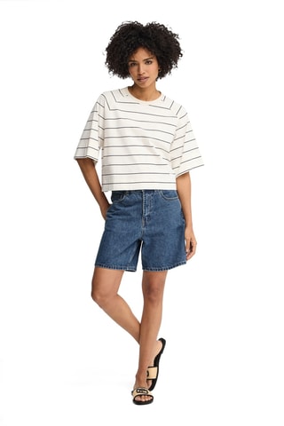 T-shirt - Bleu marine et écru