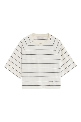 T-shirt - Bleu marine et écru