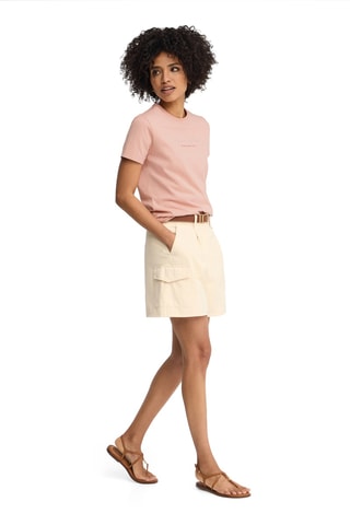 T-shirt slim - Rose clair
