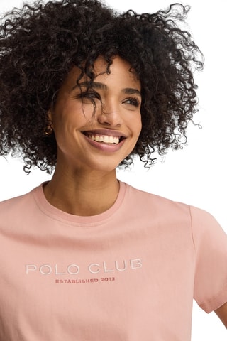 T-shirt slim - Rose clair