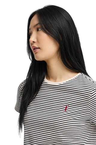 T-shirt regular - Bleu marine et écru