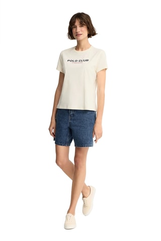 T-shirt slim - Écru